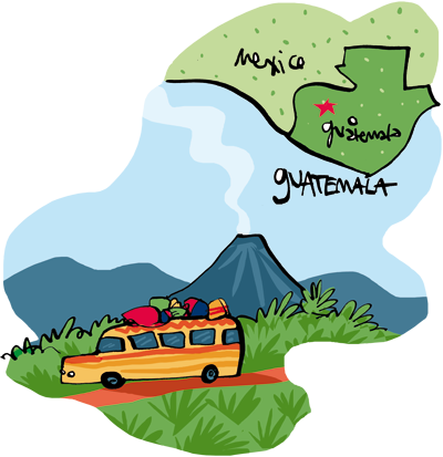 Guatemala Rainforest Map